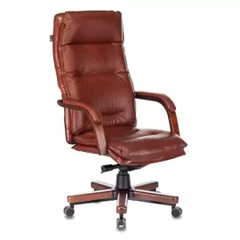 Стул офисный Бюрократ T-9927WALNUT-AV, слоновая кость (T-9927WALNUT-AV/IV)
