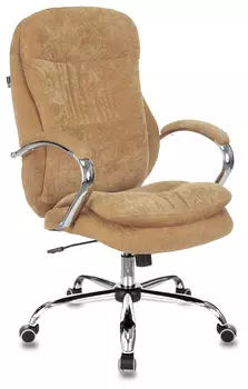 Кресло руководителя Бюрократ T-9950SL горчичный (T-9950SL/VELV73)