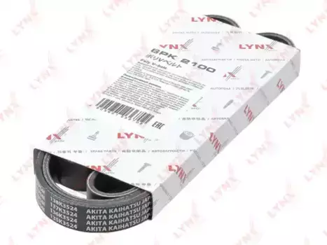 Ремень поликлиновой 2100 мм 6 ручьев LYNXAUTO 6PK2100