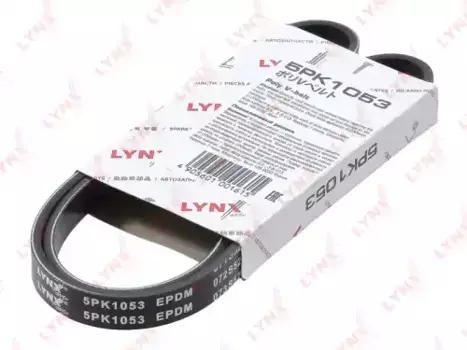 Ремень поликлиновой 1053 мм 5 ручьев LYNXAUTO 5PK1053