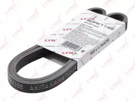 Ремень поликлиновой 1195 мм 6 ручьев LYNXAUTO 6DPK1195