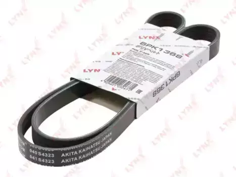 Ремень поликлиновой 1368 мм 6 ручьев LYNXAUTO 6PK1368