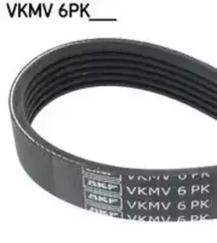 Ремень поликлиновой 1585 мм 6 ручьев SKF VKMV 6PK1585