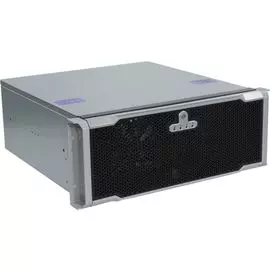 Корпус серверный 4U Procase EM443D-B-0 черный, дверца, без блока питания, глубина 430мм, MB 12"x9.6"