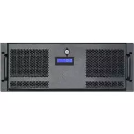 Корпус серверный 4U Procase GE401L-B-0 черный, панель управления, без блока питания, глубина 650мм, MB 12"x13"