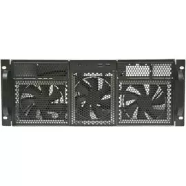 Корпус серверный 4U Procase RE411-D2H15-FE-65 черный, без БП, 15*3.5", 2*5.25", 2*USB 3.0, EATX 12"x13"