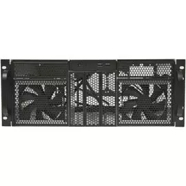 Корпус серверный 4U Procase RE411-D5H10-FE-65 черный, без БП, 10*3.5", 5*5.25", 2*USB 3.0, EATX 12"x13"