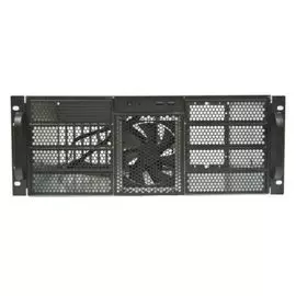 Корпус серверный 4U Procase RE411-D8H5-E-55 8x5.25 ext+5*3,5 int ,черный, без блока питания,глубина 550мм,MB EATX 12"x13"