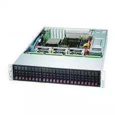 Корпус серверный Supermicro CSE-216BE1C4-R1K23LPB 2U (24 x 2.5" HS Bays, 12G SAS3, 13" x 13.68", EE-ATX, E-ATX, ATX, 7xLP, 1200W Titanium)