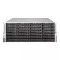 Корпус серверный Supermicro CSE-846BE1C-R1K23B 4U (24 x 3.5" HS Bays, 13.68" x 13", E-ATX и ATX, 7xFH & FL slots, 1200W Titanium)