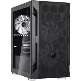 Корпус mATX SilverStone FARA H1M PRO SST-FAH1MB-PRO черный, без БП, боковая панель из закаленного стекла, USB 3.0, 2*USB 2.0, audio