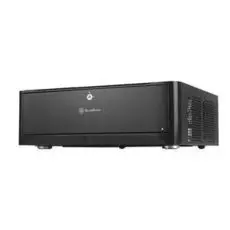 Корпус mATX SilverStone SST-GD06B черный, без БП, 2хUSB 3.0, Audio