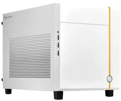 Корпус mini-ITX SilverStone SUGO 14 SST-SG14W белый, без БП, 2*USB 3.0, USB 2.0, audio