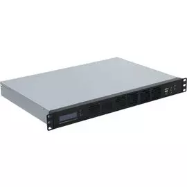 Корпус серверный 1U Procase GM132-B-0 черный, панель управления, без блока питания, глубина 320мм, MB 9.6"x9.6"