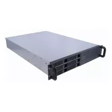 Корпус серверный 2U Procase ES206S-SATA3-B-0 (6 SATA III/SAS 6Gbit hotswap HDD), черный, без блока питания, глубина 550мм, MB 12"x10.5"