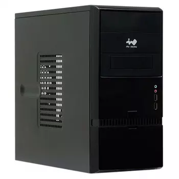 Корпус mATX InWin ENR022 6197046 черный, 500W, 2*USB 3.0, HD audio