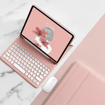 Чехол для iPad Mini 6, 2021, 8,3 дюйма, с магнитной клавиатурой, чехол для iPad Mini 4, 5, складной смарт-кожаный чехол, беспроводная клавиатура for ipad mini 6