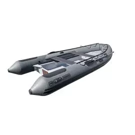 Лодка РИБ (RIB) Навигатор 460PRO ZC, серый-графит (корпус серый), FORZA FM-NRG460PRGGF-ZC