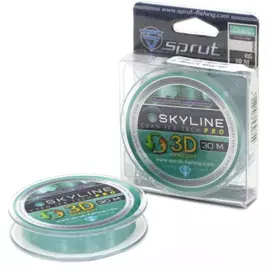 Леска Зимняя "Sprut" SKYLINE 3D Fluorocarbon Composition IceTech PRO (Cyan/0,165mm/4,75kg/30m) tr-247394