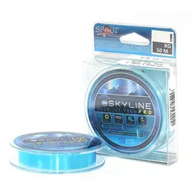 Леска Зимняя "Sprut" SKYLINE Fluorocarbon Composition IceTech PRO (Blue/0,105mm/2,15kg/50m) tr-222465