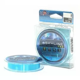 Леска зимняя "sprut" skyline fluorocarbon composition icetech pro (blue/0,205mm/6,15kg/50m) tr-222475
