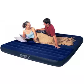 Матрас кемпинговый флок 183х203х25 см 3-х местный без насоса (64755) INTEX tr-208740