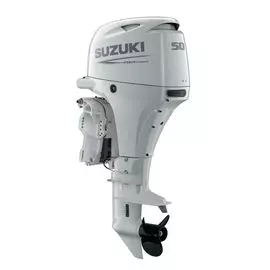 Мотор лодочный Suzuki DF50ATL, белый DF50ATL_white