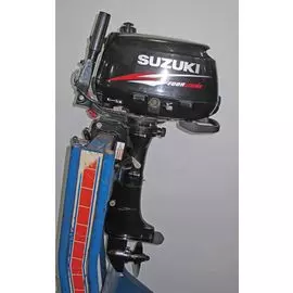 Мотор лодочный Suzuki DF6S, б/у pm2299n