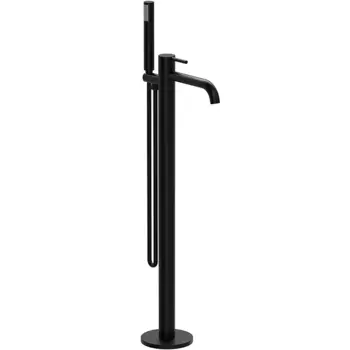 Напольный смеситель для ванны с душем Vincea Desire VTF-1DMB черный