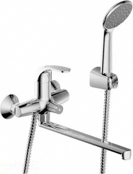 Смеситель с длинным изливом для ванны Bravat Fit F6135188CP-LB-RUS хром