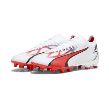 Бутсы Puma Ultra Match FG/AG, белый