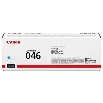 Картридж лазерный Canon 046C/1249C002, голубой, 2300 страниц, оригинальный для Canon LBP650/MF730
