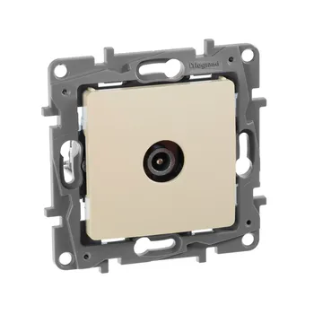 Розетка TV Legrand Etika, слоновая кость (672365)
