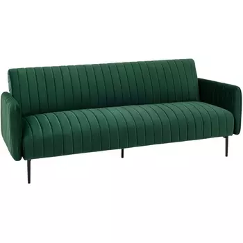 Диван прямой Stool Group Дрезден велюр зелёный УТ000035922