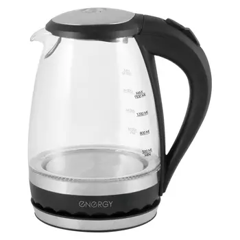 чайник ENERGY E-279 2200Вт 1,5л стекло черный