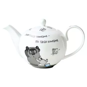 чайник QUINSBERRY Винни Пух 1,2л фарфор под.уп.
