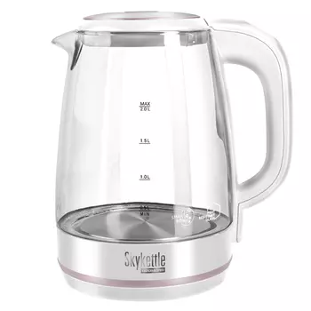 чайник REDMOND RK-G203S SkyKettle 2200Вт 2,0л стекло белый с Wi-Fi