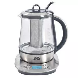 чайник SOLIS 962.35 Tea Kettle Digital 1400Вт 1,7л стекло с заварником