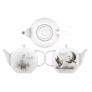 чайник ZAPEL Ardea Cinerea birds 1,47л фарфор