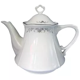 чайник заварочный CMIELOW Камелия Серый орнамент 1,1л фарфор