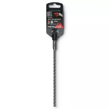 бур по бетону METALLICA Ultra SDS-plus 6х210/150мм Х-тип