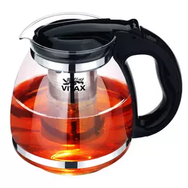 чайник заварочный VITAX Lulworth 1500мл стекло, пластик, металл