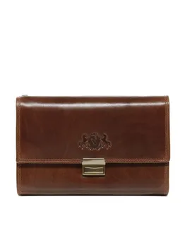 Кошелек SID & VAIN Leder echt Leder Kellner gro hell braun LOU, коричневый