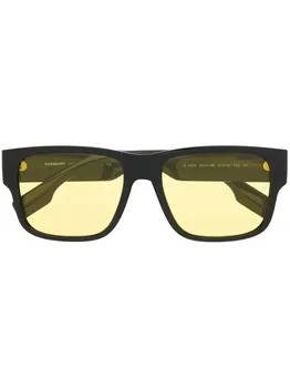 Солнцезащитные очки Knight в квадратной оправе Burberry Eyewear, черный