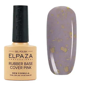 ELPAZA PROFESSIONAL Каучуковая основа для гель-лака с поталью Rubber Base POTAL