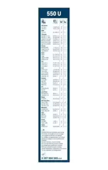 Щетка стеклоочистителя каркасная 3 397 004 585 BOSCH BOSCH Twin 550/22'' мм/" 1 шт