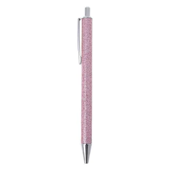 Роскошная шариковая ручка Bling Metal Ballpoint 1,0 мм Блестящие ручки с масляными потоками Канцелярские принадлежности