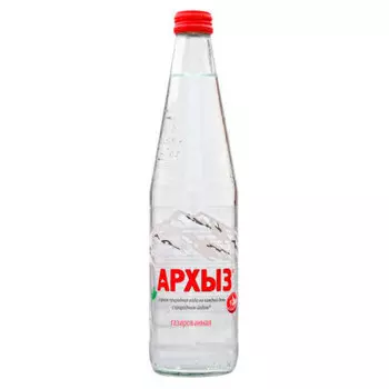 Минеральная вода Архыз 0,5л газ ст/б