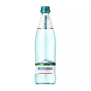 Минеральная вода Borjomi 0,5л газ ст/б