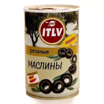 Маслины ITLV резаные 314г
